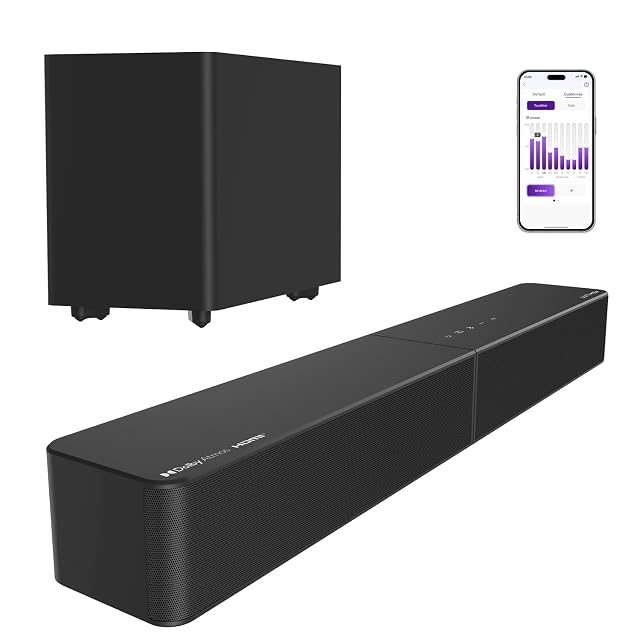 ULTIMEA Poseidon M40 Dolby-Atmos-2.1-Soundbar mit kabellosem Subwoofer