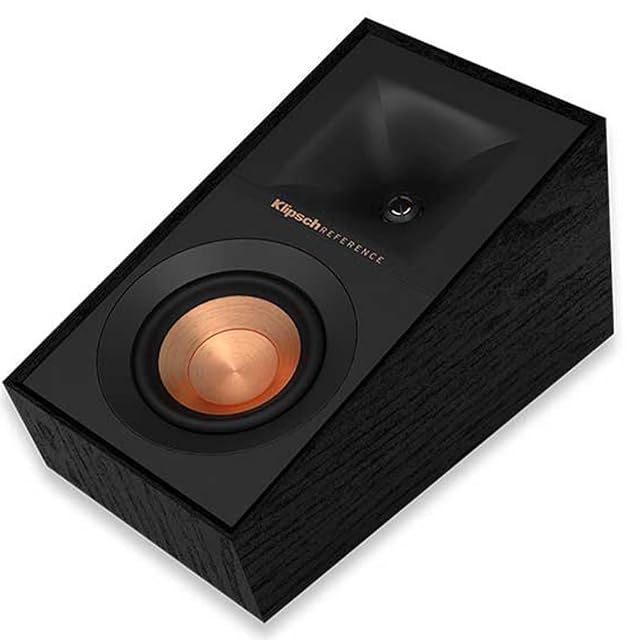 Klipsch R-40SA Dolby-Atmos-Höhenlautsprecher, Paar, in Schwarz