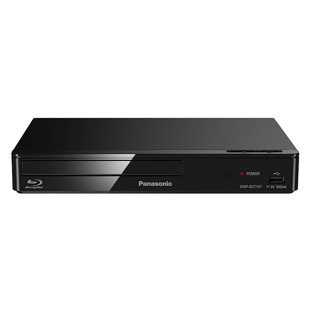 Panasonic DMP-BDT167 kompakter 3D-Blu-ray-Player in Schwarz