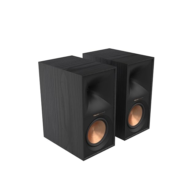 Klipsch R-60M kompakte passive Regallautsprecher in Schwarz