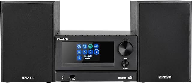 Kenwood M-7000S Mikro-HiFi-Anlage in Schwarz