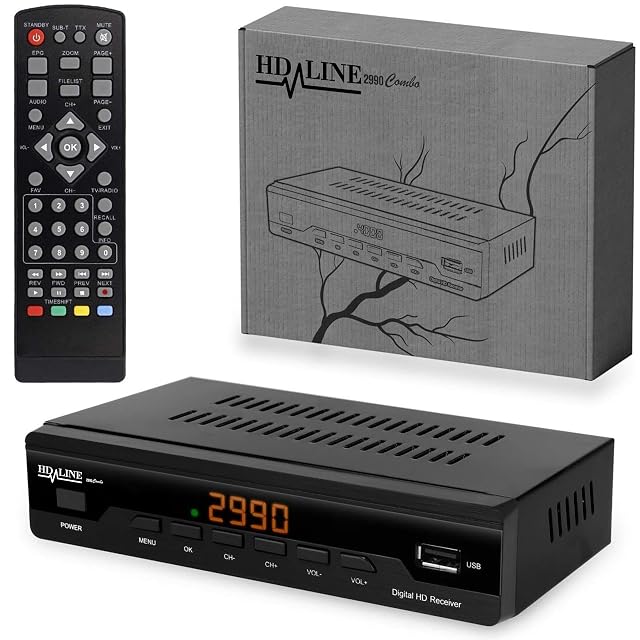 hd-line 2990 Combo Kabel- und Terrestrikreceiver
