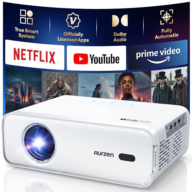 Aurzen EAZZE D1 Smart-Beamer mit 1080p