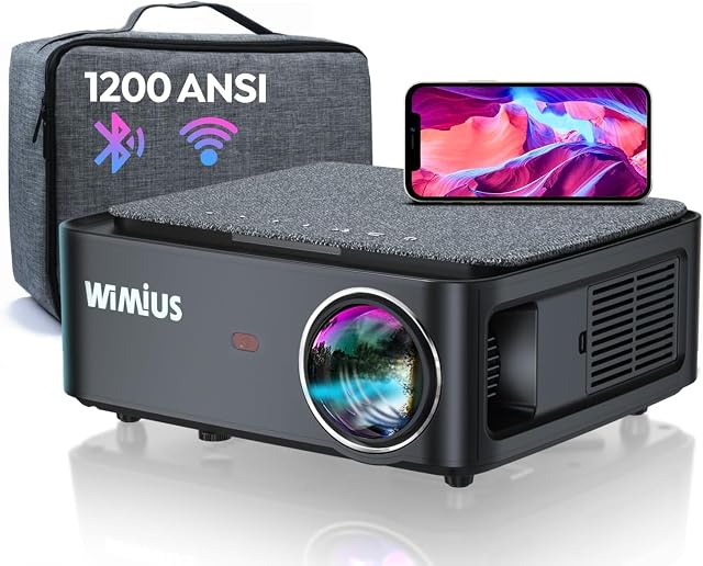 WiMiUS K1 Full-HD-Beamer mit WLAN und Bluetooth