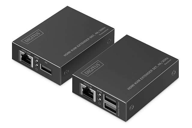 DIGITUS DS-55357 HDMI-KVM-Extender, Sender und Empfänger