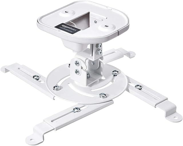 Amazon Basics neigbare Beamer-Decken- und -Wandhalterung in Weiss