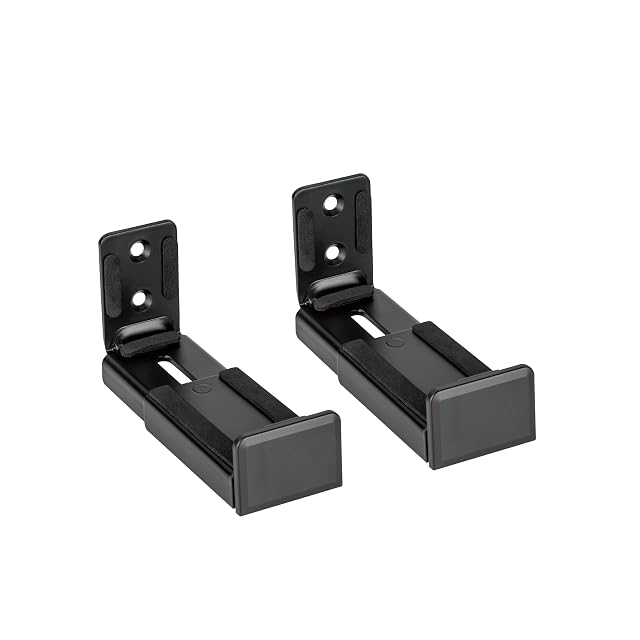 PureMounts universelle Soundbar-Wandhalterung in Schwarz
