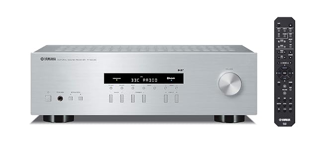 Yamaha R-S202D Stereo-Receiver in Silber