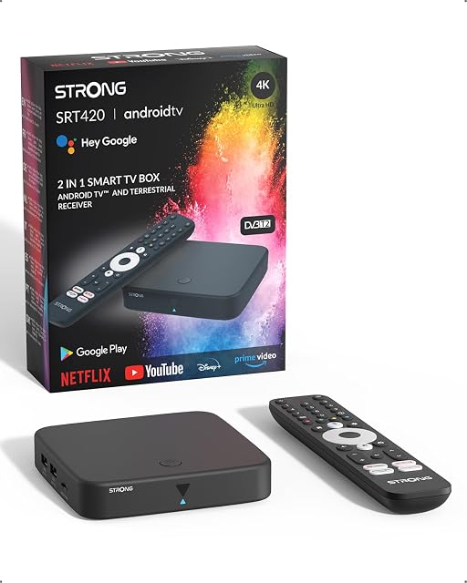 STRONG SRT420 4K-Streaming-Box mit Android TV