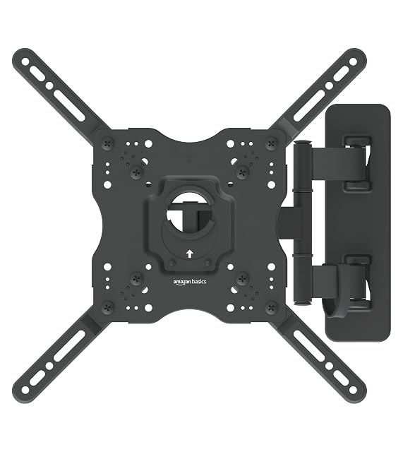 Amazon Basics schwenk- und neigbare TV-Wandhalterung in Schwarz