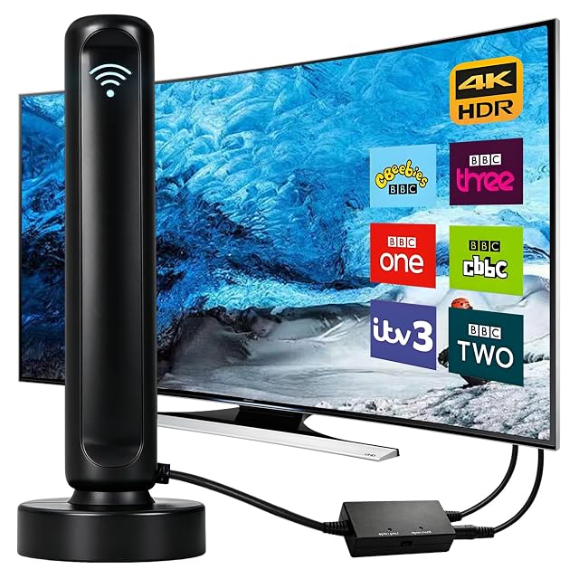 Fitbitop TVA2 kompakte verstärkte DVB-T2-Zimmerantenne