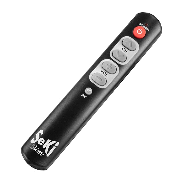 SeKi Slim lernende Universalfernbedienung mit grossen Tasten