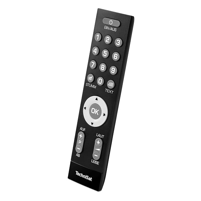 TechniSat ISIZAPPER Universal Lernfernbedienung mit extragrossen Tasten